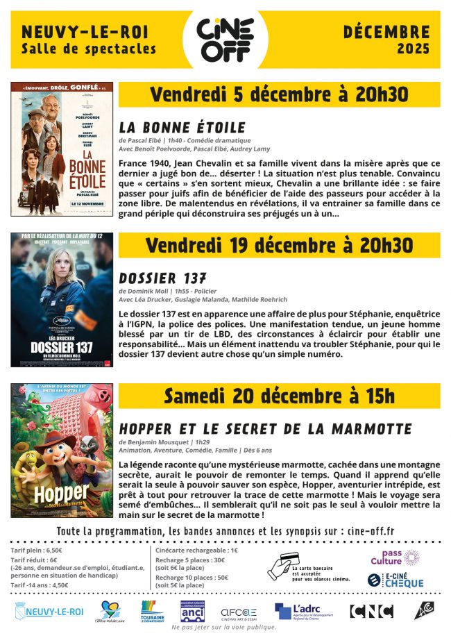 Programme A4 Neuvy – décembre