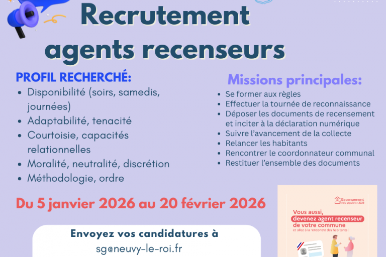 ANNONCE RECRUTEMENT