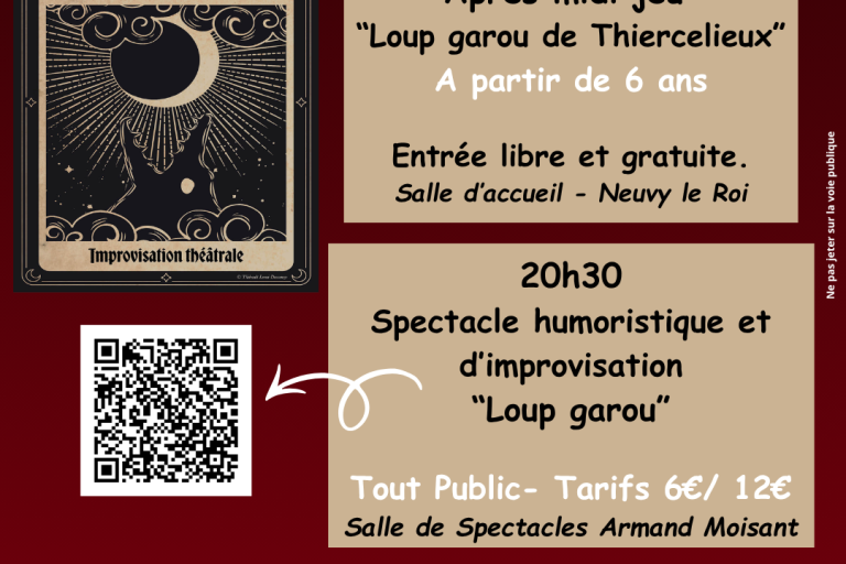 affiche loup garou